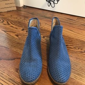 Lucky Brand blue booties